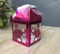 100pcs Metallic Hot pink Elephant 2&#39;&#39;*2&#39;&#39;*3.3&#39;&#39;,Small Wedding Favor Box,Gift Box - £27.17 GBP+
