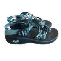 Chaco ZX/2 Classic Sandals Rugged Outdoor Hiking Green Black Size 8 Women&#39;s - $36.28