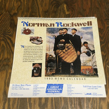 Great American federal bank 1993 Norman Rockwell wall hanging memo calendar - £15.59 GBP