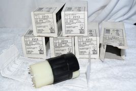 Lot 6 New Leviton 2313 Locking Connector 20A 125V 3-Pole 3-Wire Groundin... - $62.74 CAD