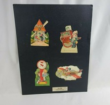 Vintage Victorian Die Cut Salesman Sample - VALENTINE CARD Display 1900s... - £53.80 GBP