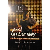 2012 Glee&#39;s Amber Riley Celebrates Birthday at Tabu Nightclub Vegas Promocard - £3.10 GBP