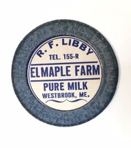 Vintage Elmaple Farm Pure Milk Bottle Cap Westbrook Maine ME - £4.01 GBP