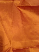 40&quot; X 36&quot; BP75 Iridescent Bright Copper Silk Shantung Fabric Dress Home - £21.96 GBP