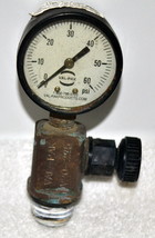 Vintage Pressure Gauge, #T - 1173, gauge, tools, old tools, vintage tools - £12.82 GBP