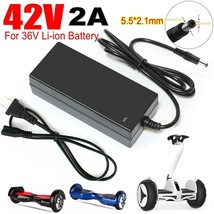 42V 2A Charger Power Adapter For 36V Electric Bike E-Bike Scooter Li-Ion Battery - £16.66 GBP