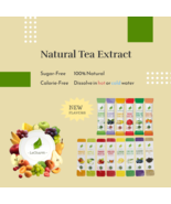 LeCharm 8-Flavor Premium Tea Powder: 100% Natural Herbal Detox Black Gre... - $20.28 CAD