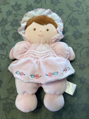 Prestige Toy Co Baby Doll Pink White Embroidery My Best Friend 10” Plush  - £15.53 GBP