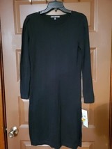 Nina Leonard Women Black Sweater Casual Dress Size Small - $14.85