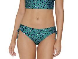 Raisins Luna Bikini Swim Bottom Green Cheetah ( S ) - $64.32