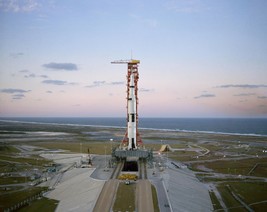 Apollo 8 Saturn V on Launch Pad 39A at Kennedy Space Center Photo Print - £6.94 GBP+