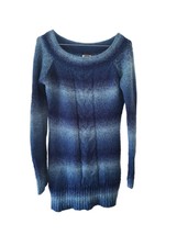 Route 66 Blue Cable Knit Long Sleeve Sweater - £7.62 GBP