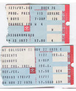 THE BEACH BOYS 2 TICKET STUBS 1970&#39;S TICKETRON TICKETS 15 BIG ONES LP TO... - $20.08 CAD