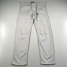 Jordan Craig Jeans Herren 34x32 Weiße Denim Gerade Bein Baumwolle Stretc... - $28.69