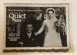 Quiet Man Tv Guide Vintage Print Ad John Wayne Maureen O’Hara John Ford Tpa4 - £4.57 GBP