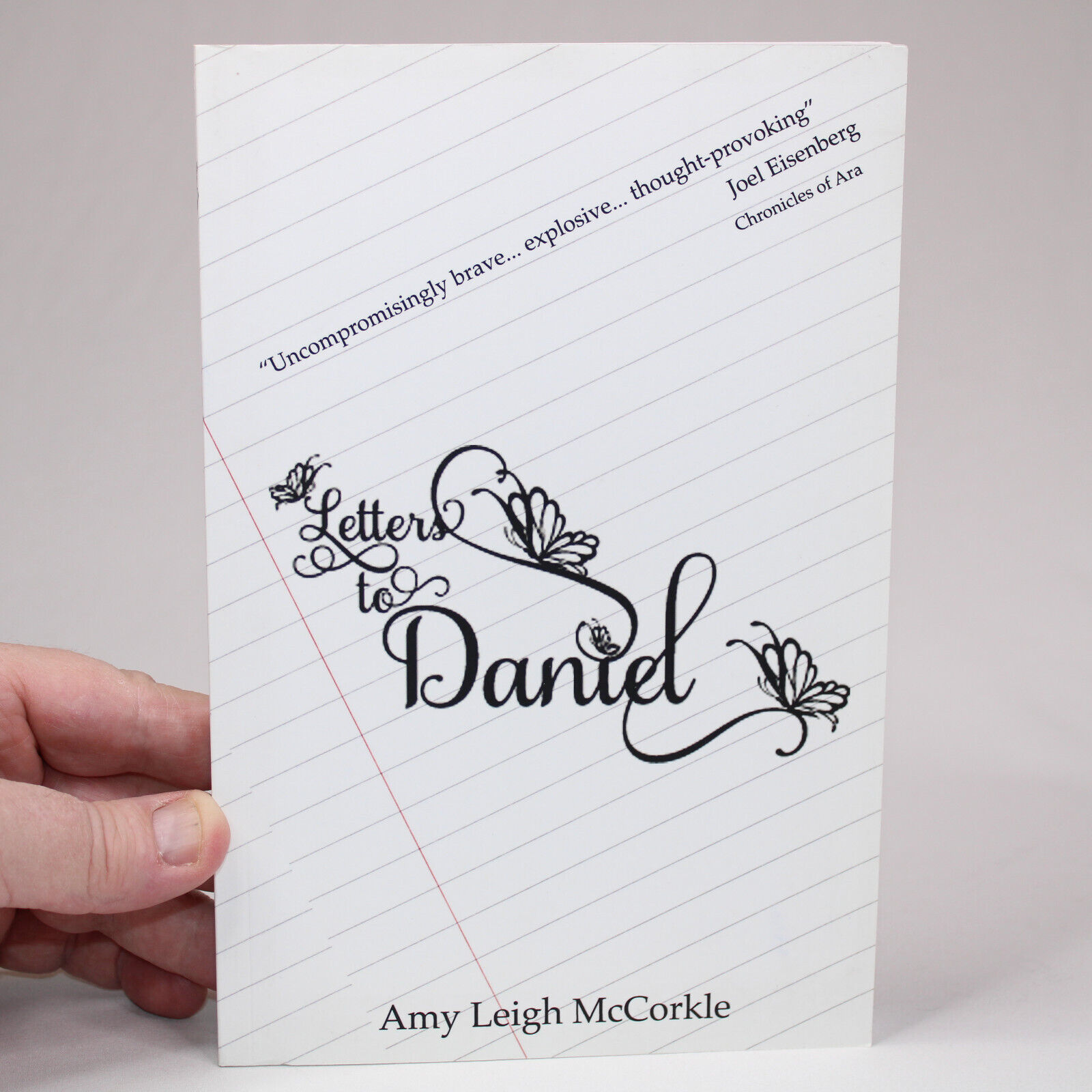 SIGNED Letters To Daniel Trade Paperback Book By Amy McCorkle 2016 Engli... - $13.34