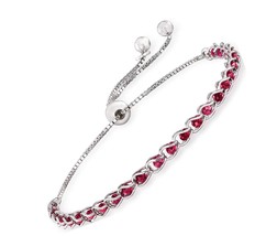 Italian 4.00 ct. t.w. Simulated Ruby Bead Bolo - $4,382.86 MXN