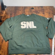 SNL Saturday Night Live Season 47 Sweatshirt Heavyweight Cross Grain Gre... - £54.52 GBP