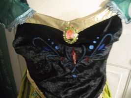 Authentic NWT DISNEY PARKS Frozen Princess Anna Coronation Dress COSTUME... - £30.89 GBP