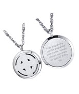 Perfume Locket Necklace,Diffuser Essential Oil for - £54.80 GBP