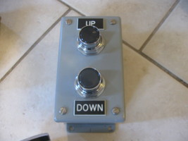 LOT 3  UP DOWN Push Button Switch Hoffman Enclosure /w Cutler #- E-2PB / 10250T - £95.77 GBP