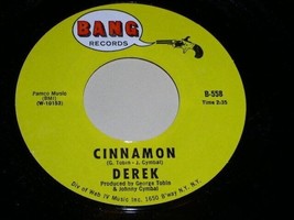 Derek Cinnamon This Is My Story 45 Rpm Record Vinyl Vintage Bang Label - £15.89 GBP