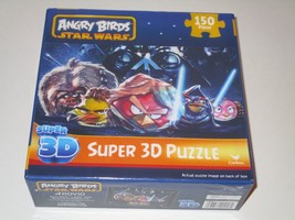 Cardinal Angry Birds Star Wars Super 3D Puzzle SEALED - $7.99