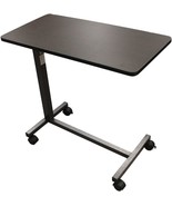 Drive Medical Silver Adjustable Non Tilt Top Overbed Table w/  Wheels 13... - $2,119.39 MXN