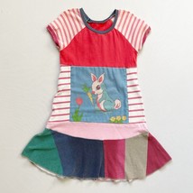 CourtneyCourtney Easter Bunny Pink Girls Dress 6/7 Short Sleeve Twirl Sk... - £26.90 GBP