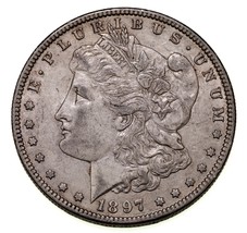 1897-O S $1 Argent Morgan Dollar En Au État , Très Beau Luster - $183.64