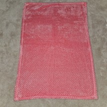 Adirondack Baby Solid Pink Baby Blanket Waffle Weave 30x40 - £15.25 GBP