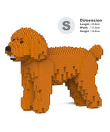 Toy Poodle Dog Sculptures (JEKCA Lego Brick) DIY Kit - $1,401.76 MXN