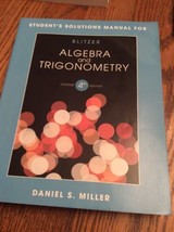 Student&#39;s solution manual For Algebra And Trigonometry 4th Edition Textbook  - £5.22 GBP