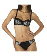 NWT! Aubade Paris Amour Candestine 3/4 Cub Balconette Lace Bra V814, $14... - $74.24