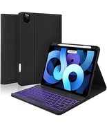 iPad Air 4th Case with Detachable Backlit Keyboard - Black - $24.65