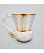 MacKenzie-Childs Parchment Check Ceramic Coffee Mug  - £102.33 GBP