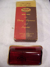 1946 47 48 Dodge Glass Tail Light Lens Nos #1149367 D24 Sedan - £35.39 GBP