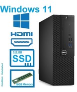 Dell i5-7500 Desktop Computer CLEARANCE Up to 3.80 GHz 512GB SSD WINDOWS... - £160.21 GBP