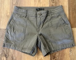 prAna Women&#39;s &quot; Tess &quot; Shorts, Organic Cotton in Brown, size 8/29 EUC - £22.20 GBP