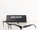 Brand New Authentic GOLIATH Eyeglasses XIX Black &amp; Gunmetal 59mm Frame - £116.36 GBP