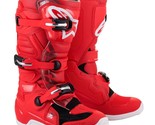 New Alpinestars Youth Tech 7S Red MX ATV Kids Boots Motocross Size 2-8 - £196.14 GBP