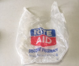 Vintage Rite Aid discount pharmacy plastic bag movie photo prop - £15.60 GBP