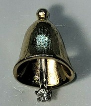 AVON Bell Bells Rhinestone Motion Pierce Posts Studs Earrings Vintage - $14.46
