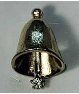 AVON Bell Bells Rhinestone Motion Pierce Posts Studs Earrings Vintage - £11.45 GBP