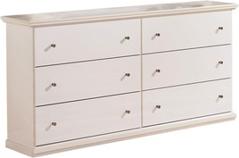 Shoals Children&#39;S Traditional 6 Drawer Dresser, White, By Signature Design By - £330.33 GBP