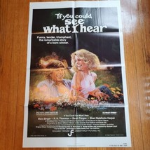 If You Could See What I Hear 1982 Original Vintage Movie Poster One Sheet NSS... - £19.60 GBP