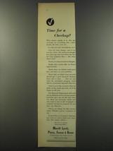 1956 Merrill Lynch Ad - Time for a checkup? - £14.78 GBP