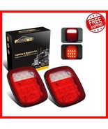 2x Waterproof 16 LED Tail and Turn Lights for Jeep, Trailer &amp; Truck Ligh... - $871.43 MXN