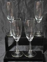 PIER 1 IMPORTS Cut Stem P1C55 7.75&quot; Champagne Flute - GENTLY USED Set Of 4 - $371.08 MXN