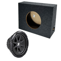 Kicker 10&quot; Loaded 2010 Single 4 Ohm C10 150W With Sub Truck Subwoofer Box New - £179.10 GBP
